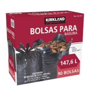 Kirkland Signature Bolsa para Bote de Basura 90 pzas de 147.6 L