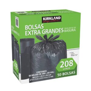 Kirkland Signature Bolsas para Bote de Basura 50 pzas de 208 L