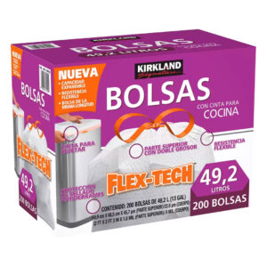 Logar Bolsas para Basura 200 pzas de 49.2 L