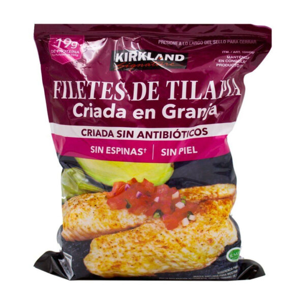 FILETES DE PESCADO TILAPIA SIN PIEL Y SIN ESPINAS KIRKLAND