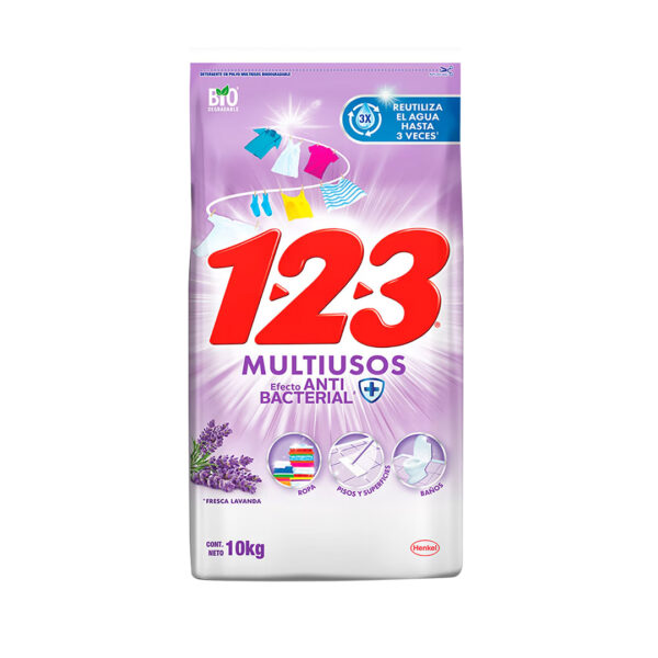 123 Jabón Multiusos Aroma Lavanda 10 kg